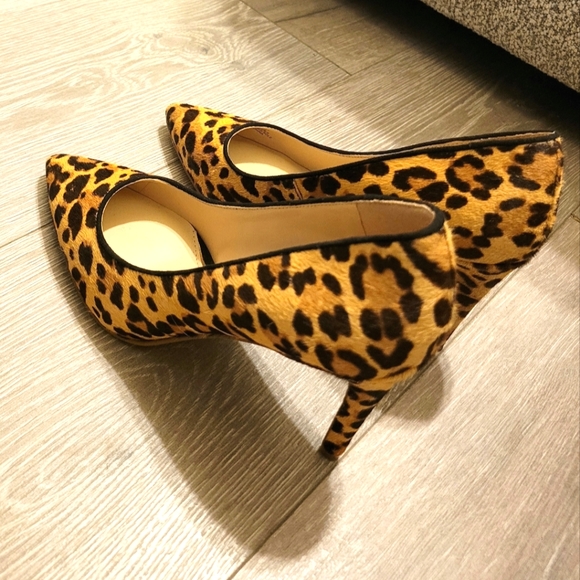 Jessica Simpson | Tanysha2 | Leopard Print | Calf Hair | Pointed Heel | Size 6 M - Picture 5 of 9